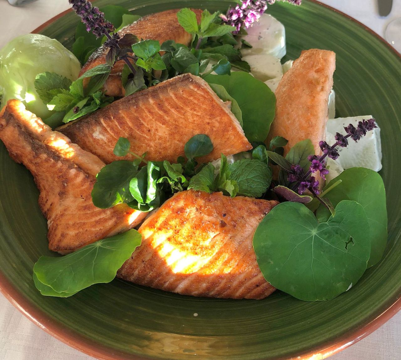 Gebratener Lachs Catering koeln