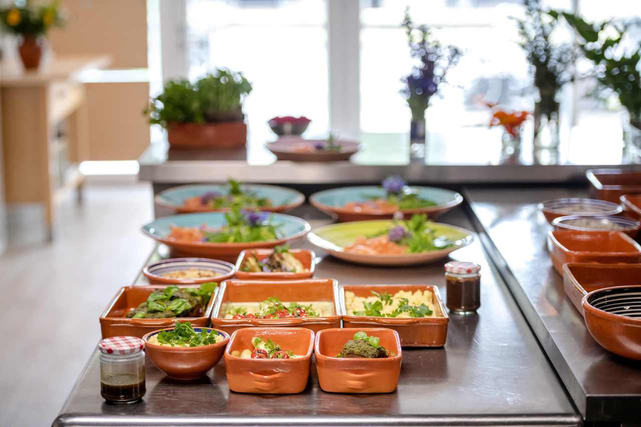 Fertiges Menue wird zu Hause gelingen